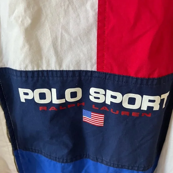 POLO SPORT 90s vintage カラーブロック スイングトップ POLO SPORT